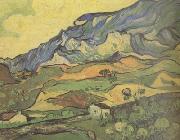 Vincent Van Gogh Les Alpilles,Mountainous Landscape near Saint-Remy (nn04) France oil painting reproduction